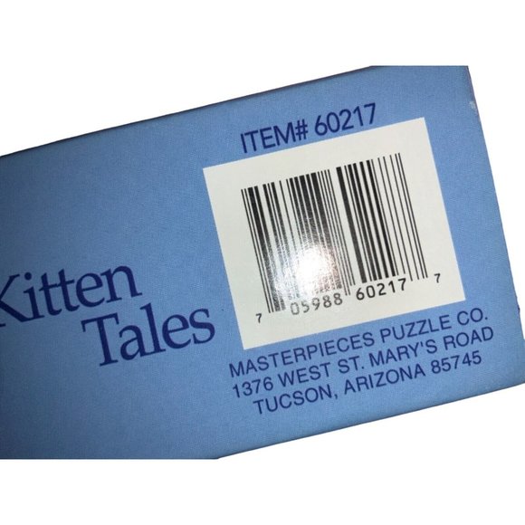 Master Pieces Shaped Puzzle 550 pc Large Pieces Kitten Tales - complete - Picture 9 of 9